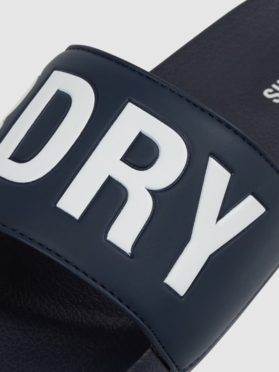 Superdry Klapki z logo Ciemnoniebieski 2