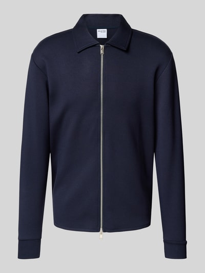 SELECTED HOMME Regular Fit Sweatjacke aus Viskose-Mix Modell 'EMANUEL' Dunkelblau 2