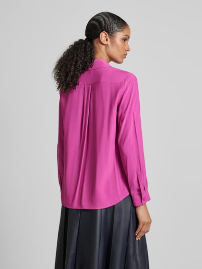 Seidensticker Regular fit overhemdblouse van viscose met deelnaden Felroze - 5