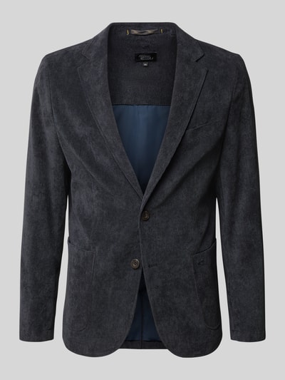 camel active Slim fit 2-knoops colbert met borstzak Marineblauw - 2