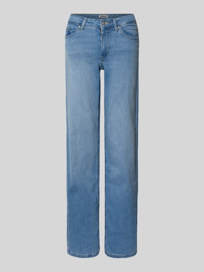 Produktfoto, Straight Fit Jeans uit Bio-Baumwoll-Mix Model 'BLUSH' van Only, look: effen, 5-pocketmodel, denim, mix van biologisch katoen.