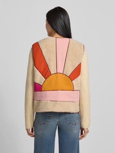 LOLLYS LAUNDRY Weste aus Teddyfell Modell 'Jace' Sand 5