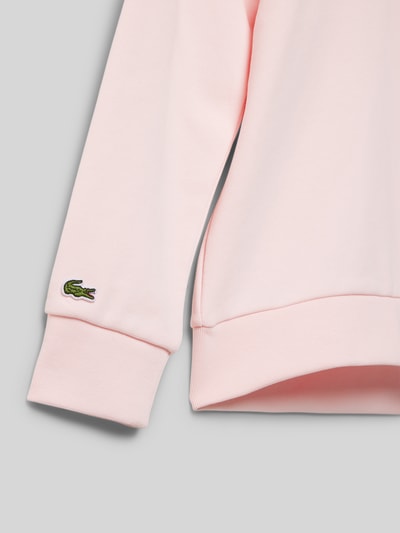 Lacoste Bluza z kapturem z nadrukiem z logo Jasnoróżowy 2