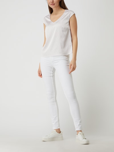 Montego Top aus Satin  Lila 1