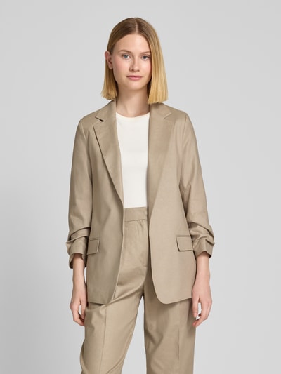 Jake*s Collection Leinenblazer mit 3/4-Arm Sand 4