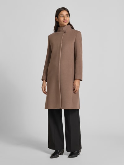 ICONS Cinzia Rocca Mantel mit Kaschmir-Anteil Taupe 4