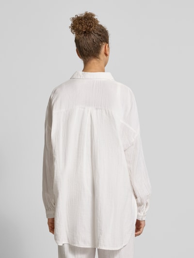 Only Oversized blouse van puur katoen, model 'THYRA' Offwhite - 5