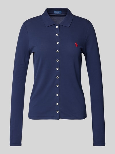 Polo Ralph Lauren Shirt met lange mouwen en labelstitching Marineblauw - 2