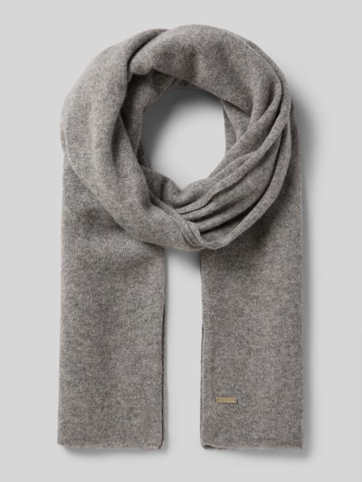 Seeberger Schal aus reinem Kaschmir Hellgrau 1