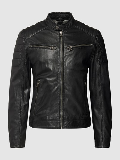 Gipsy Lederjacke aus Lammleder Modell 'Derry' Black 2