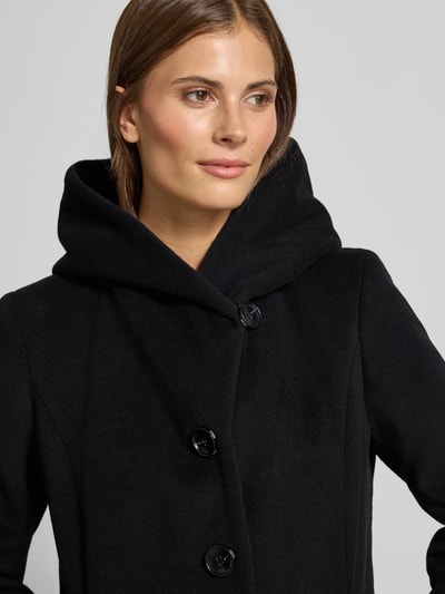 Milo Coats Mantel mit Kaschmir-Anteil Modell 'Nella' Black 3