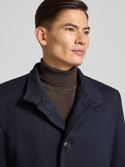 bugatti Mantel mit Stehkragen Marine 3