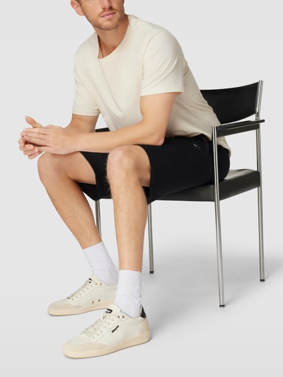 Gant Sweatshorts mit Label-Stitching Black 1