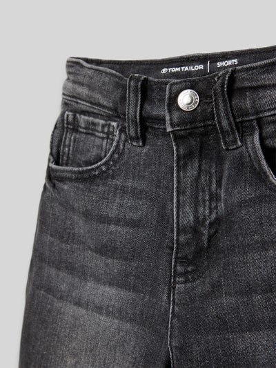 Tom Tailor Korte jeans met 5-pocketmodel Middengrijs gemêleerd - 2