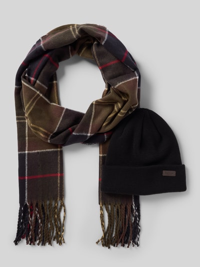 Barbour Muts en sjaal in een set van katoenmix Groen - 1