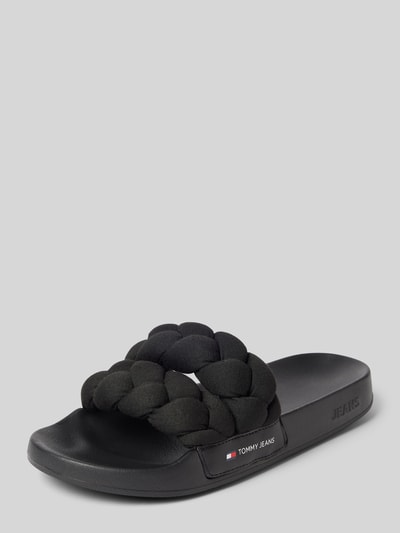 Tommy Hilfiger Badeschuhe mit geflochtenen Riemen Black 1