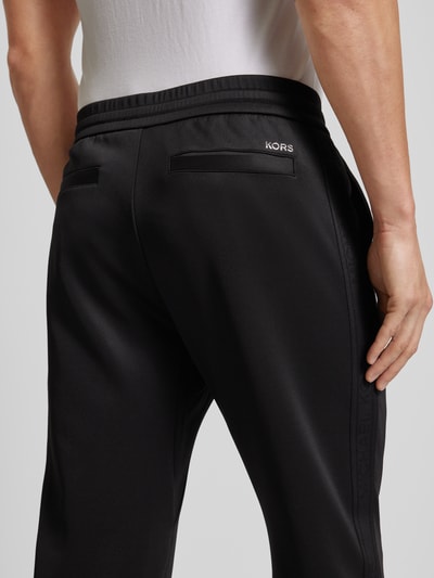 Michael Kors Regular fit sweatpants met contraststrepen Zwart - 3