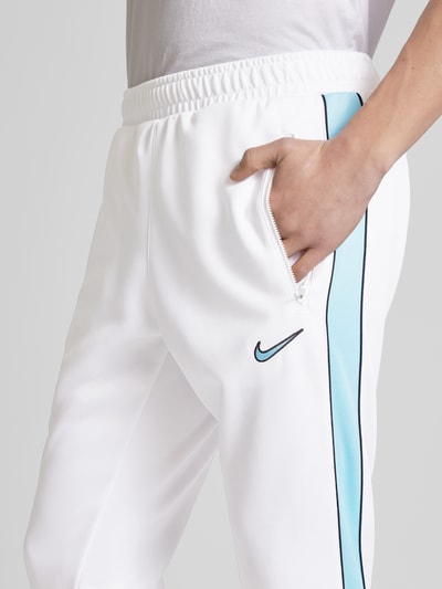 Nike Sweatpants mit Label-Stitching Weiss 3