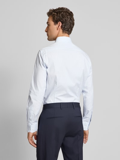 Tommy Hilfiger Tailored Slim Fit Business-Hemd mit Kentkragen Bleu 5