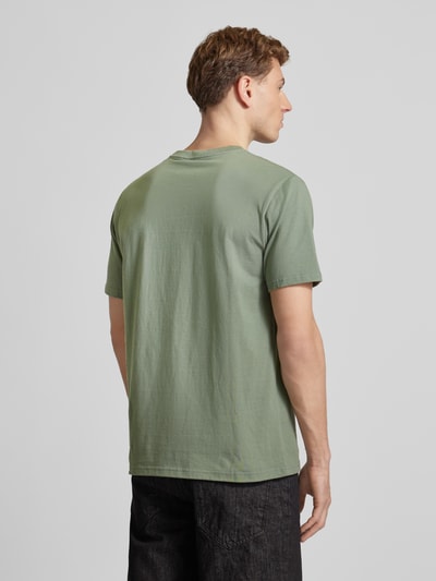 Carhartt Work In Progress T-Shirt mit Label-Patch Modell 'POCKET' Oliv 5