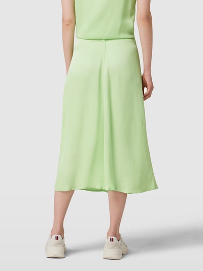 Drykorn Midirok van viscose met ritssluiting, model 'BENTE' Appeltjesgroen - 5