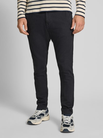 G-Star Raw Slim fit chino met steekzakken, model 'Bronson' Donkerblauw - 4