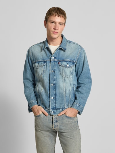 Levi's® Kurtka jeansowa o kroju relaxed fit z czystej bawełny Jasnoniebieski 4