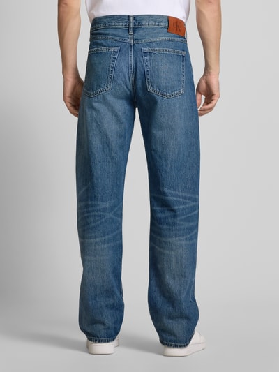 Calvin Klein Jeans Straight Fit Jeans aus reiner Baumwolle im 5-Pocket-Design Jeansblau 5