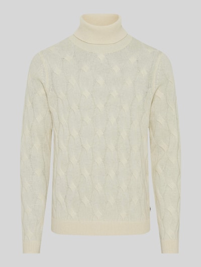 Brax Pullover aus Woll-Cashmere-Mix mit Rollkragen Offwhite 2