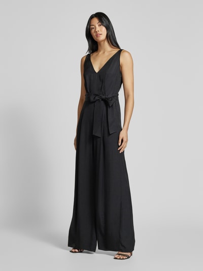 Ivy Oak Jumpsuit mit Bindegürtel Modell 'PATRICIA' Black 1