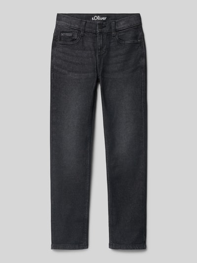 s.Oliver RED LABEL Straight Fit Jeans mit Baumwoll-Anteil Black 1