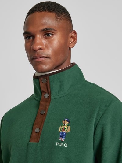 Polo Ralph Lauren Sweatshirt met opstaande kraag Flessengroen - 3