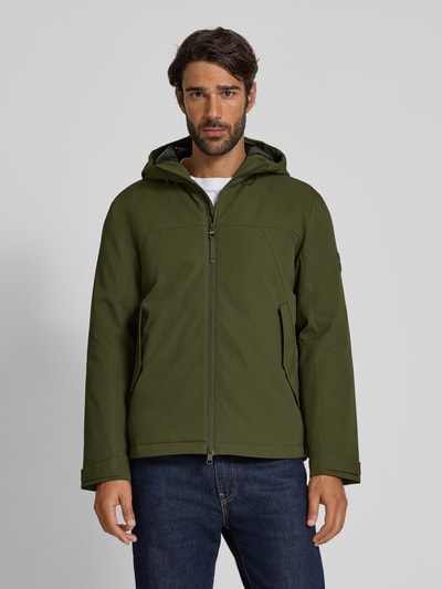 Tommy Hilfiger Kurtka funkcyjna o kroju regular fit z kapturem Oliwkowy 4