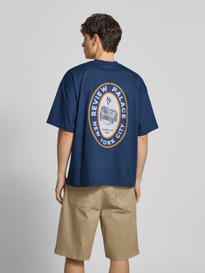REVIEW T-shirt met ronde hals Donkerblauw - 5