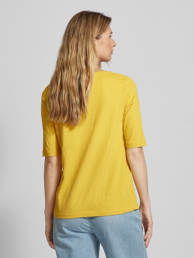 Soyaconcept T-shirt z okrągłym dekoltem model ‘Babette’ Ciemnożółty 5