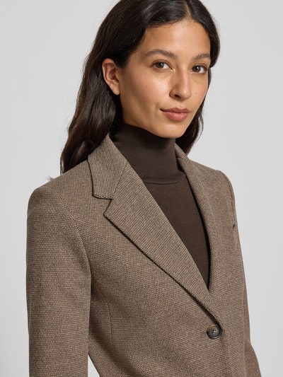 Weekend Max Mara Regular Fit Blazer mit Woll-Anteil Modell 'DILLY' Hellbraun 3