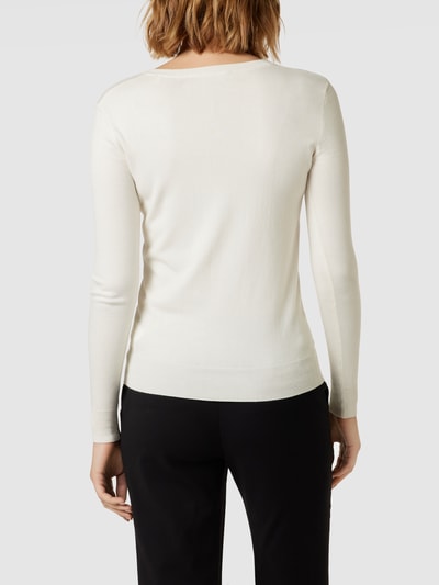 Guess Gebreide pullover met labeldetail, model 'PASCALE' Offwhite - 5