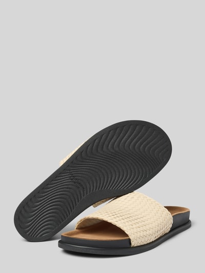 Vagabond Slippers in gevlochten look, model 'Effie' Offwhite - 4
