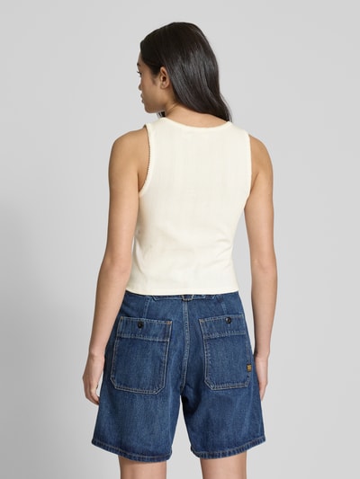 Levi's® Tanktop mit Knopfleiste Modell 'DRY GOODS' Ecru 5