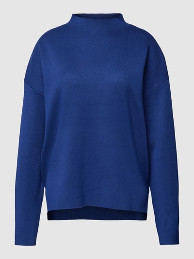 Jake*s Collection Strickpullover mit Stehkragen Dunkelblau 2