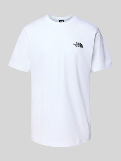 The North Face T-Shirt mit Label-Print Weiss 2