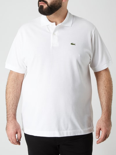 Lacoste Classic Fit Poloshirt mit Logo-Badge Weiss 4