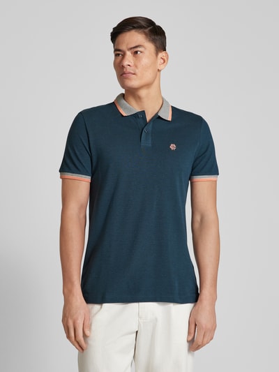 MCNEAL Poloshirt met labeldetail, model 'RUBY' Donkerblauw - 4