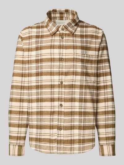 Les Deux Regular Fit Freizeithemd mit Kentkragen Modell 'Lennon' Hellbraun 2