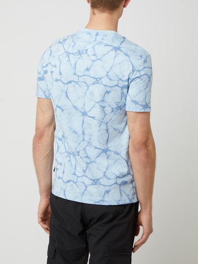 CK Calvin Klein T-shirt in batiklook Lichtblauw - 5