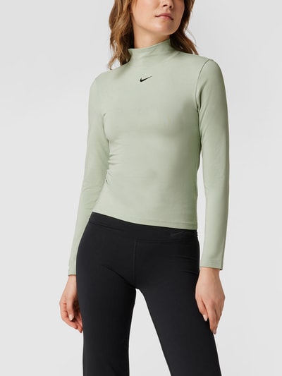 Nike Tight Fit Longsleeve mit Stehkragen Mint 4