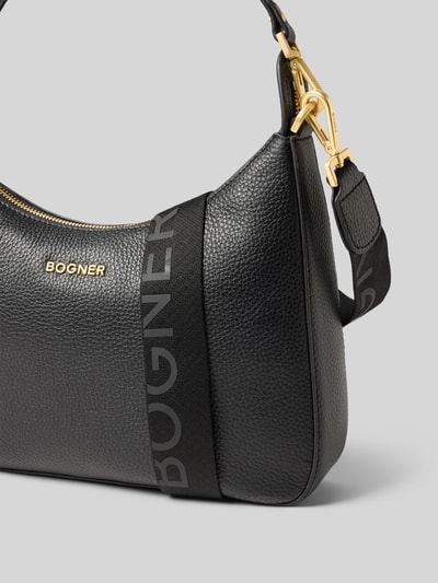 BOGNER Schoudertas van echt leer, model 'Odette' Zwart - 3