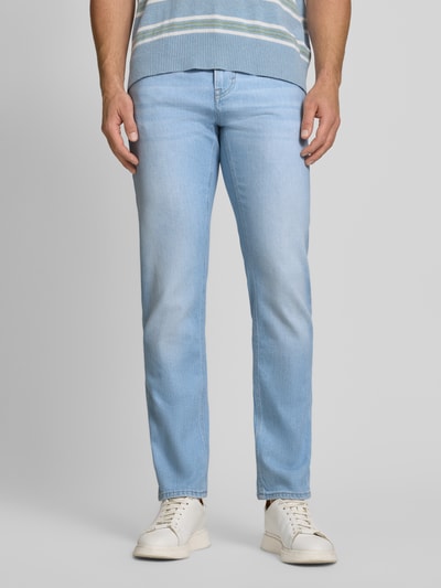 JOOP! JEANS regular fit jeans met logodetail model 'Mitch' Lichtblauw - 4
