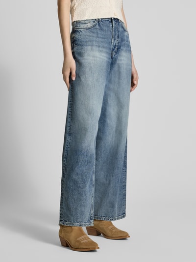 WEEKDAY Jeansy z szerokimi nogawkami i 5 kieszeniami Jasnoniebieski 4