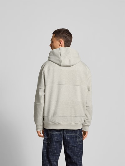 Kenzo Oversized Hoodie mit Logo-Patch Mittelgrau 5
